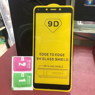 Cường Lực Xiaomi Redmi 6 Full Keo 9D Thế Hệ Mới tặng miếng lau màn
