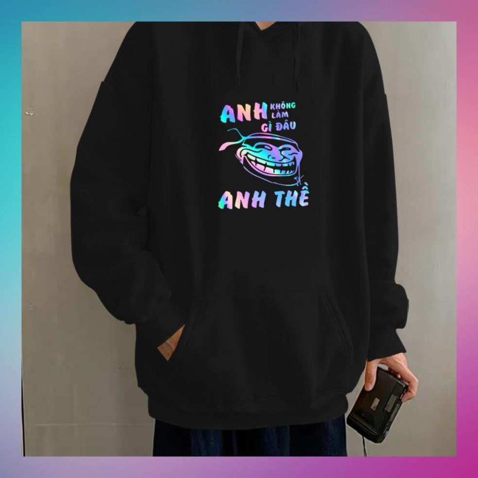 [UY TÍN-CHẤT LƯỢNG] Áo Khoác Nỉ Hoodie Phản Quang Anh Không Làm Gì Đâu PQ02KN | BigBuy360 - bigbuy360.vn