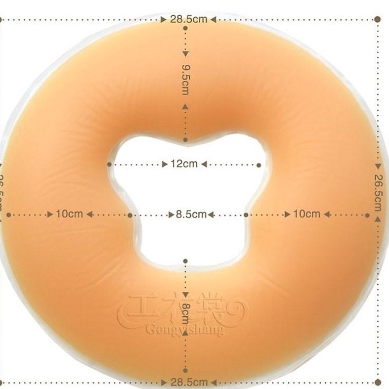 Silicone pillow- Gối cao su úp mặt kê đầu dùng trong Spa, TMV