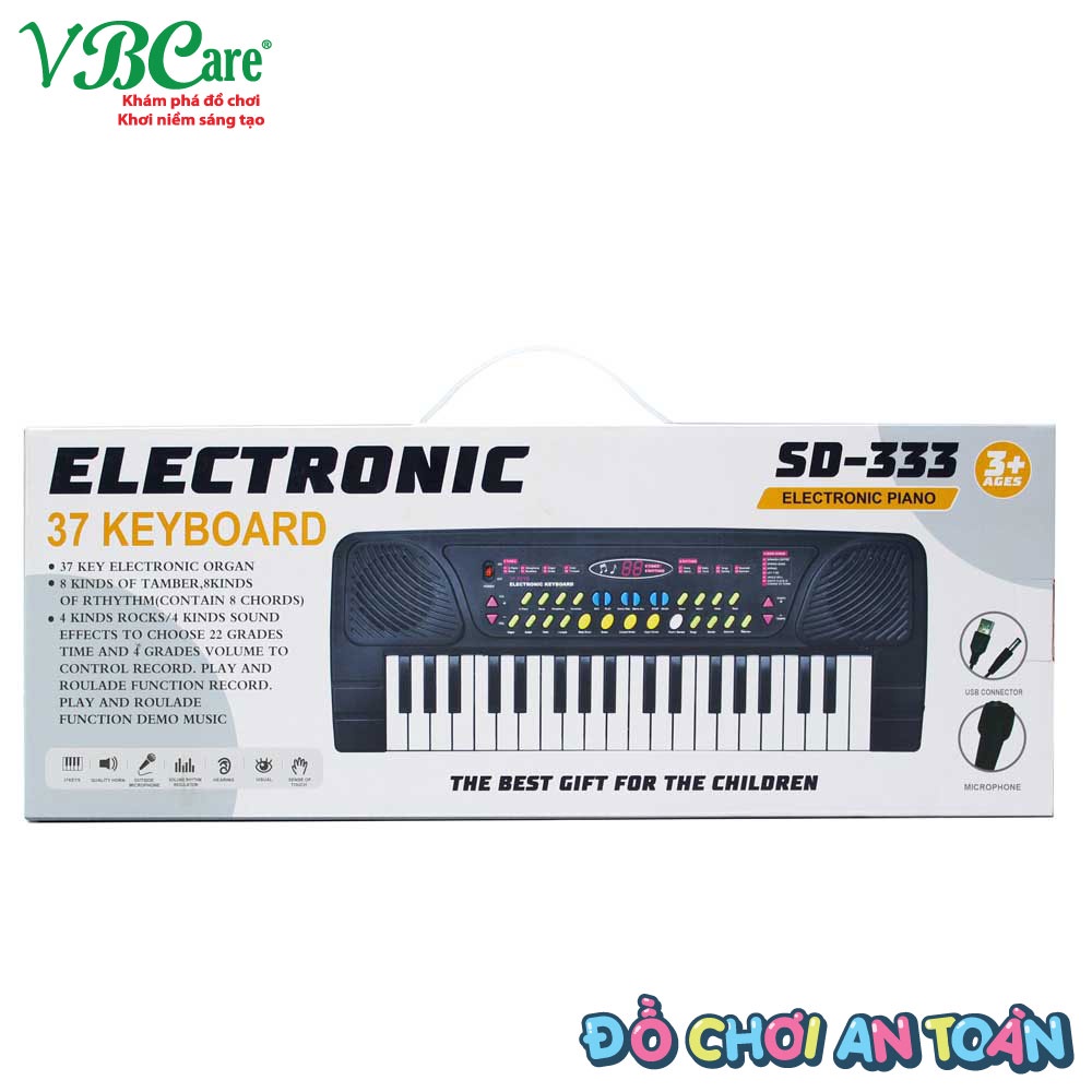 Đồ chơi đàn organ dùng pin VBC-SD-333