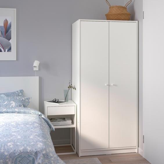 Tủ quần áo 2 cửa mở đa dụng, 79 x 55cm, sản xuất bởi HGF - Hoàng Giang