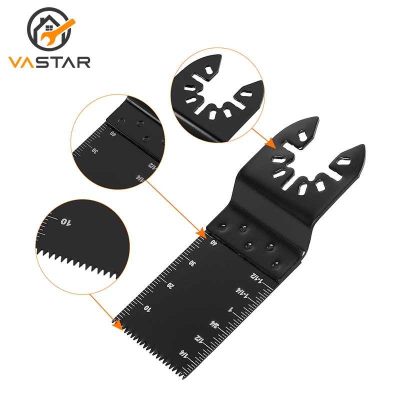 Vastar Lưỡi Cưa Cắt Chế Độ Rung Gỗ Đa Năng Cho Máy Chà Nhám