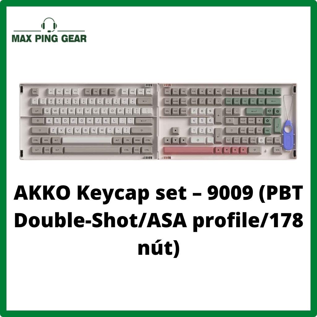 Nút bàn Phím AKKO Keycap sét – 9009 PBT Double-Shot ASA profile 178 nút