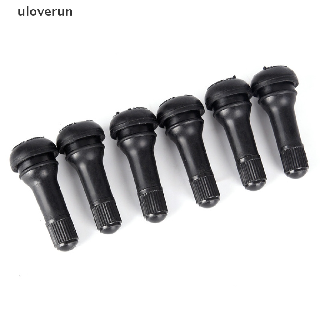 Set 5 Nắp Van Bánh Xe Hơi TR413 Bằng Cao Su Màu Đen Tiện Lợi