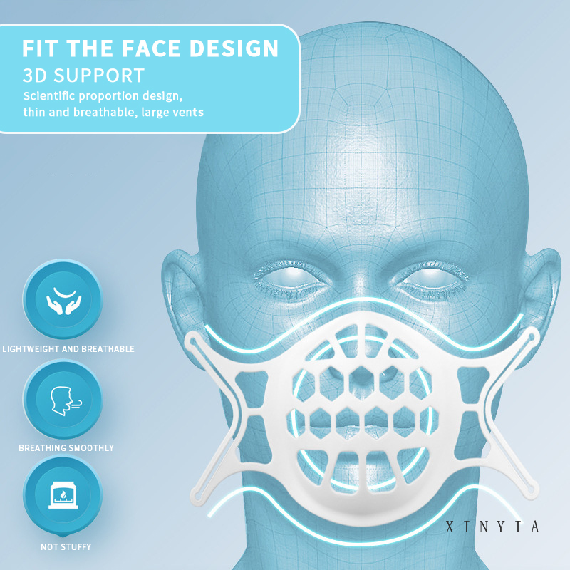 [Hàng mới về] Khung đỡ khẩu trang 3D bằng silicon hỗ trợ tiện dụng