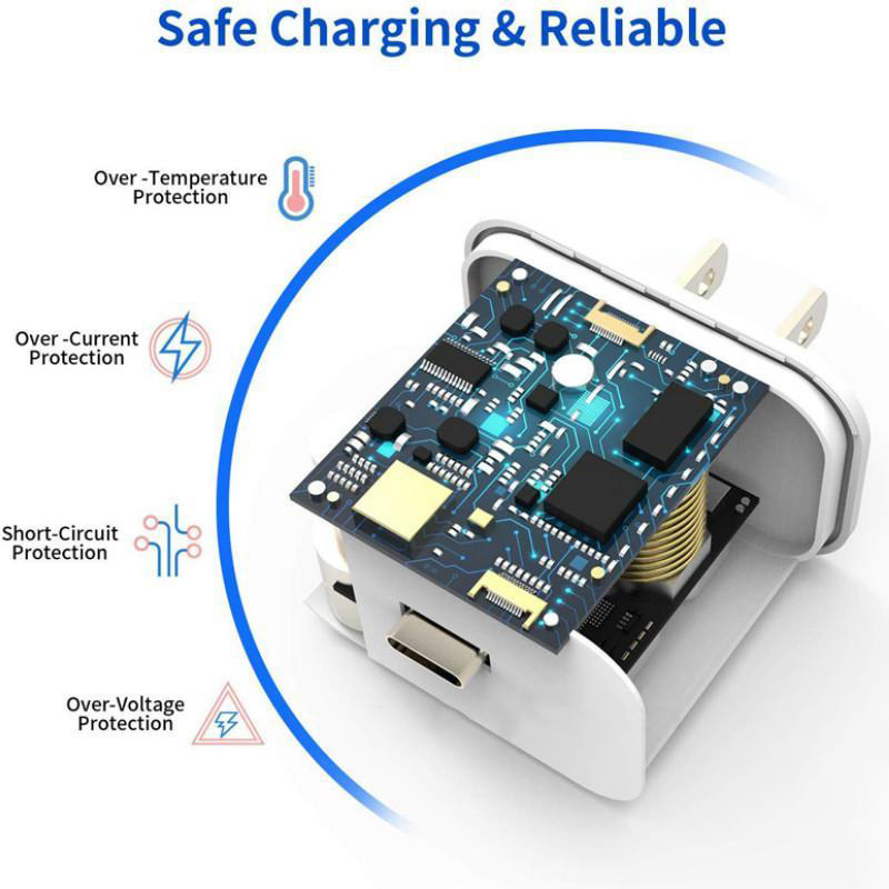 IPhone Fast Charger Certified 18W Plug Type-C To Lightning Cable Charger 3.5 Mm Headphone Jack Adapter for IPhone 12 11 11 Pro Max