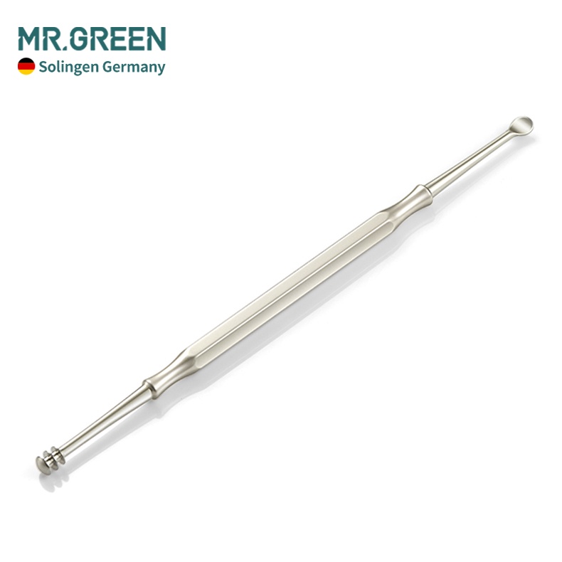 Dụng cụ vệ sinh tai MR.GREEN bằng thép không gỉ thiết kế hai đầu tiện lợi