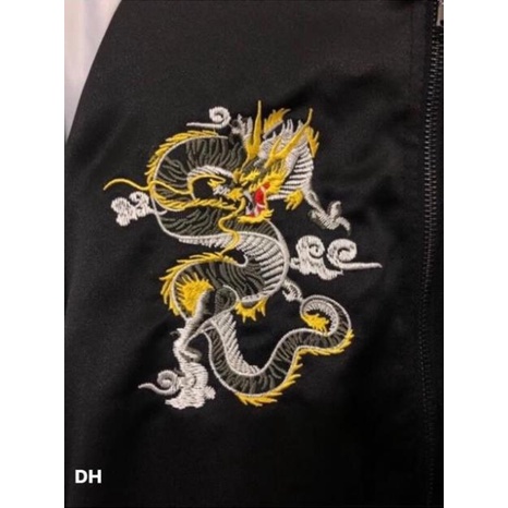 12.12 Áo gió thêu rồng hai bên DH12