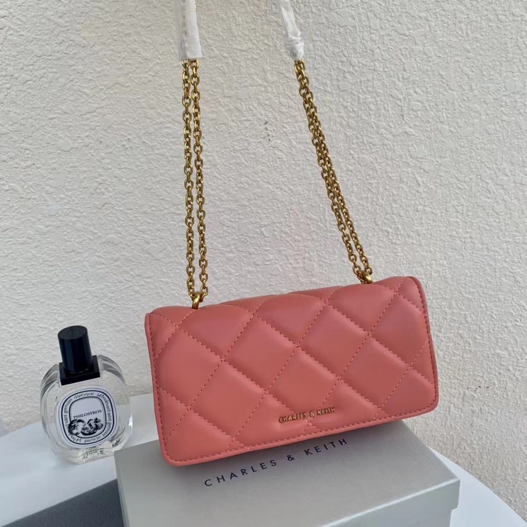 Ví Cầm Tay Phối Dây Xích Họa Tiết Tranh Sơn Dầu Dễ Thương Cho Nữ 10680924