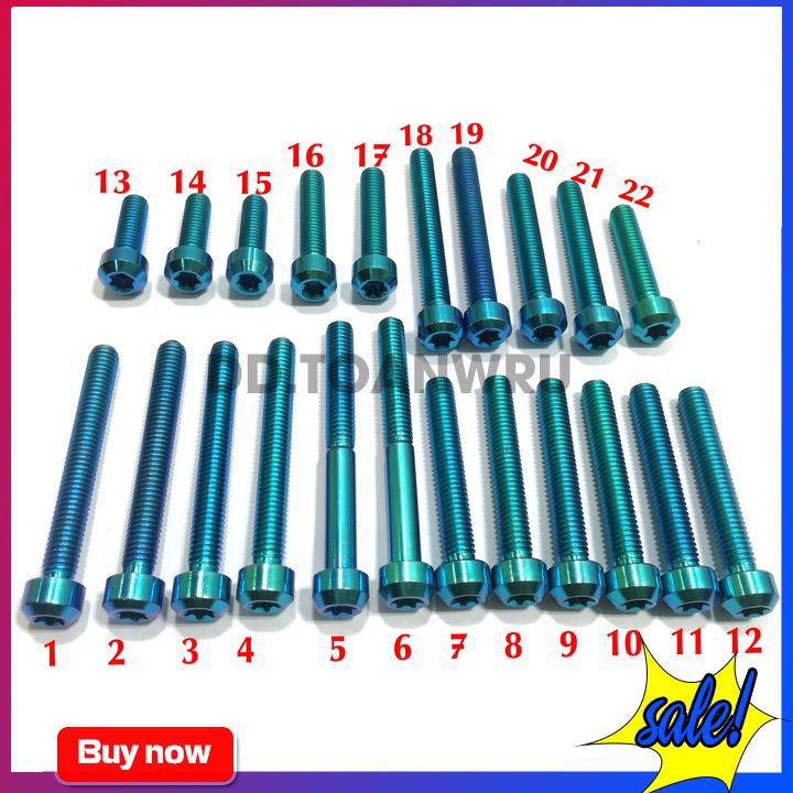 Full Bộ Ốc Gắn Lốc Máy cho xe Exciter 2011 - Siêu xịn