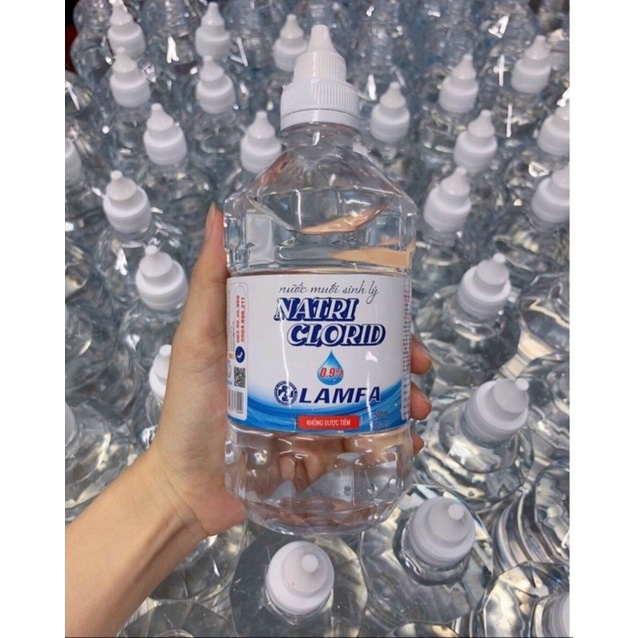 Nước muối sinh lý chai 500ml