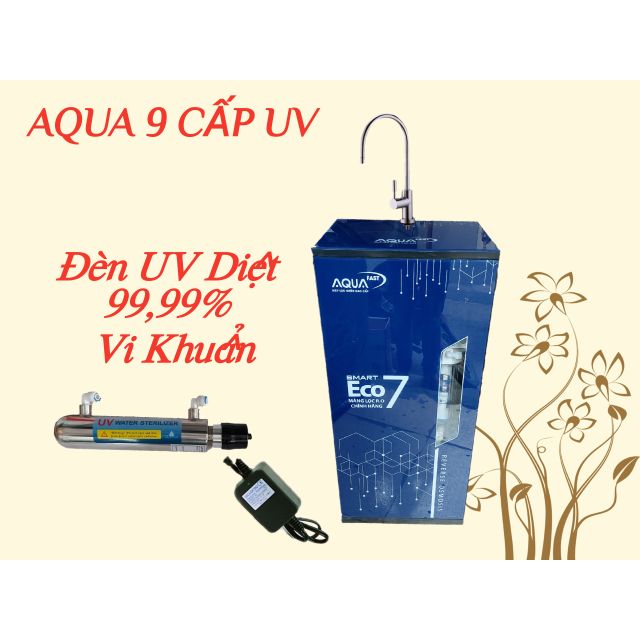 Máy Lọc Nước RO Cao Cấp 9 Cấp Đèn UV Diệt Khuẩn AQUA USA