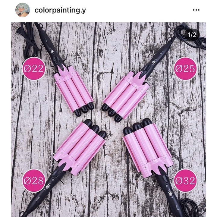 Máy làm tóc sóng 3 trục