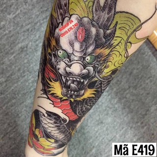 Hình Xăm Dán Lân - E419