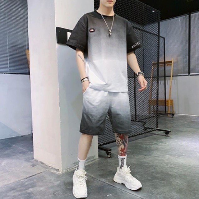 ĐỒ BỘ THUN LẠNH NAM NỮ ❤️ MẪU MỚI❤️ Nguyên Sét thể thao mặc nhà giá rẻ chát vải tốt mát nhẹ loang M01