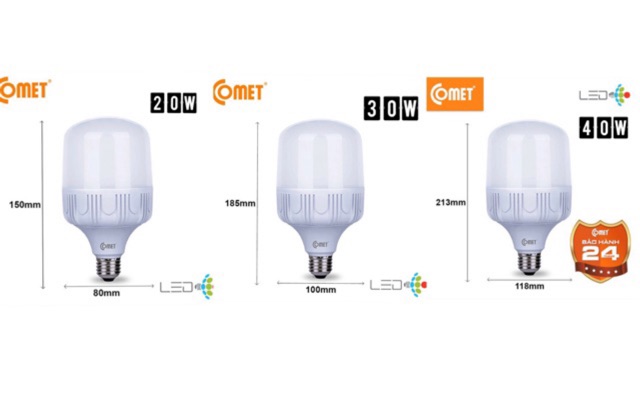Bóng COMET LED BULB CB13H - (20D/30D/40D) (20W / 30W / 40W)
