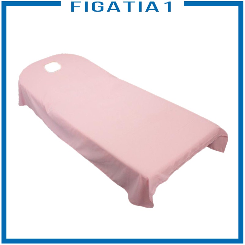 Tấm khăn trải giường nằm mát xa có lỗ màu trắng chuyên dụng cho spa