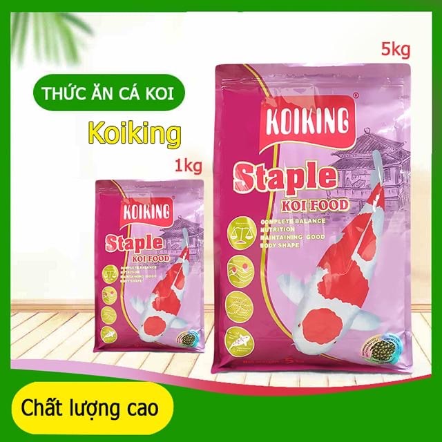 Thức ăn cá KOI, Cám cá KOI cao cấp KOIKING - Gói 1KG