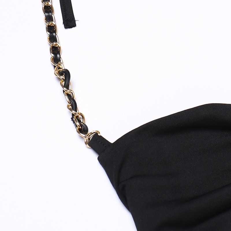 DUNEA Đầm Hai Dây Thiết Kế Xẻ Tà Phong Cách Quyến Rũ