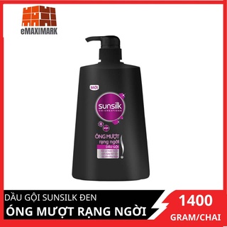 Dầu gội Sunsilk Óng mượt rạng ngời (Đen) 1400g