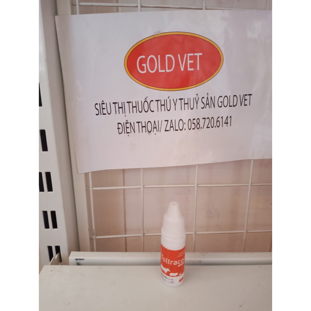 [Giá rẻ] Torazurin [1 lọ x 10ml] Gà đá cầu trùng, phân đỏ, phân sáp, phân nhớt vàng, tiêu chảy ra máu tươi