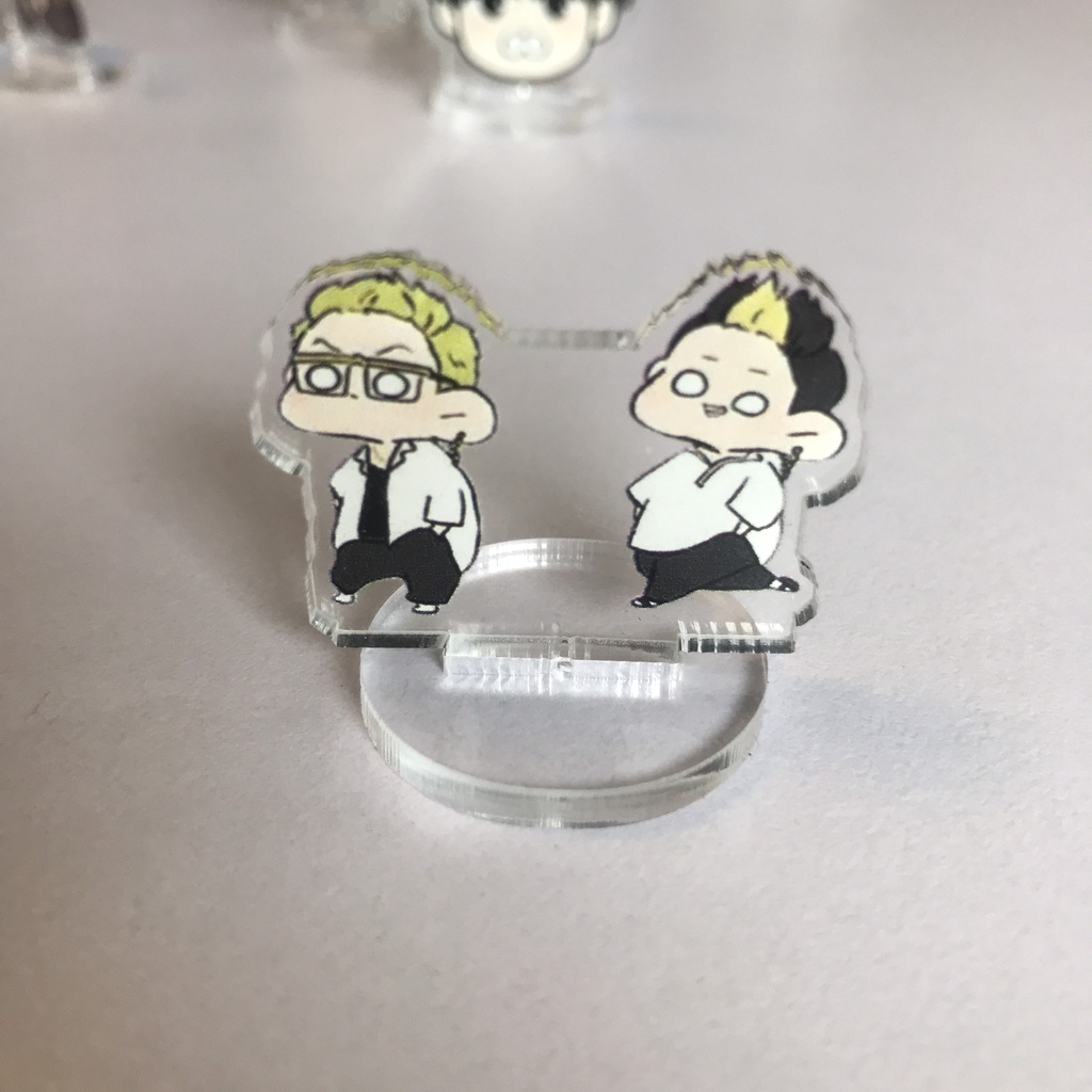 Standee Acrylic Mini  2x2cm In Theo Yêu Cầu in hình Đam Mỹ, Anime, Boy Love, Ma Đạo Tổ Sư, Bjyx,Ido,Kpop,Yaoi,Manga,v.v.