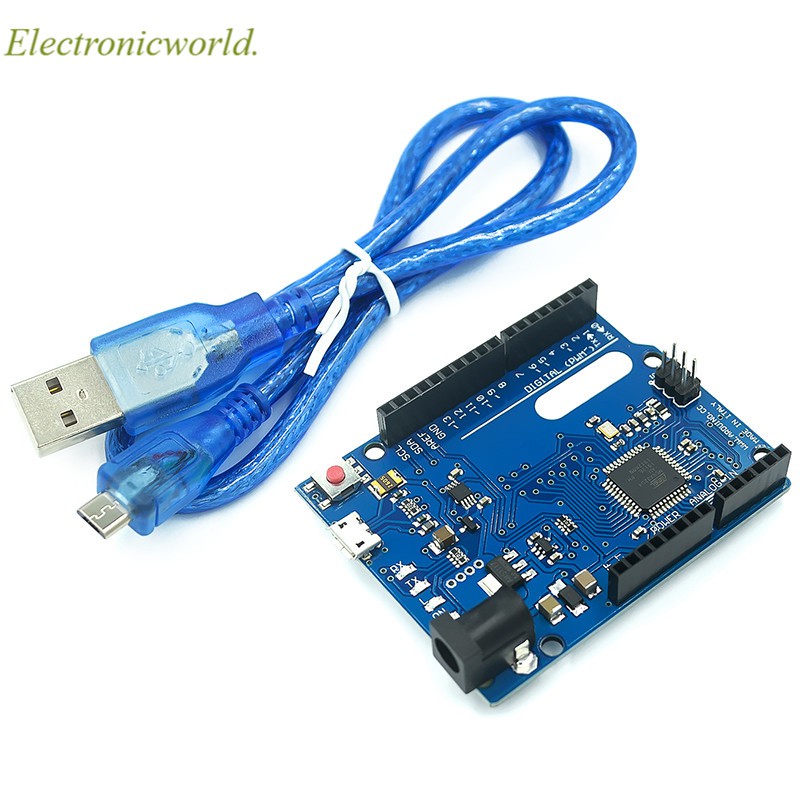 Bảng Mạch Phát Triển Leonardo R3 Atmega32U4 Cho Arduino