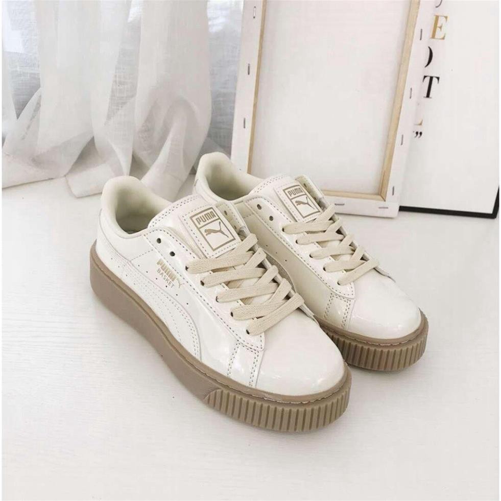 | Xả Xả| [ẢNH THẬT] Giày đế xuồng Puma Suede Classic X BTS Stars Women TOP CHAY Có Sẵn Có Sẵn ^