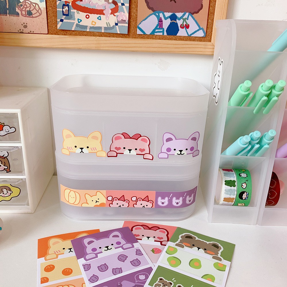 Set hình dán hình thú xinh xắn