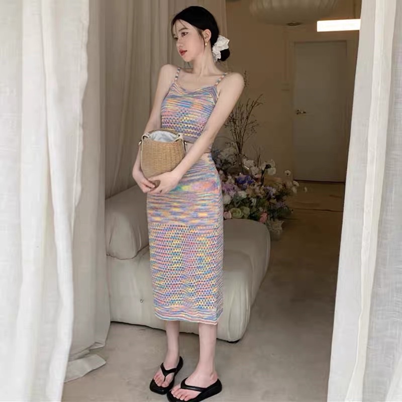 SET VÁY LEN LOANG MÀU CỰC ĐỈNH Ạ