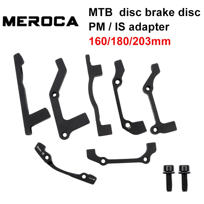 MEROCA Xe Đạp Leo Núi Đĩa Phanh Đĩa PM/Là Adapter 160/180/203Mm Là/PM Hợp Kim Nhôm Caliper Adapter Xe Đạp Phụ Kiện Adapter