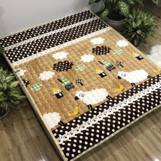 Thảm nỉ nhung trải giường 3 lớp cực ấm( đủ kich thước)