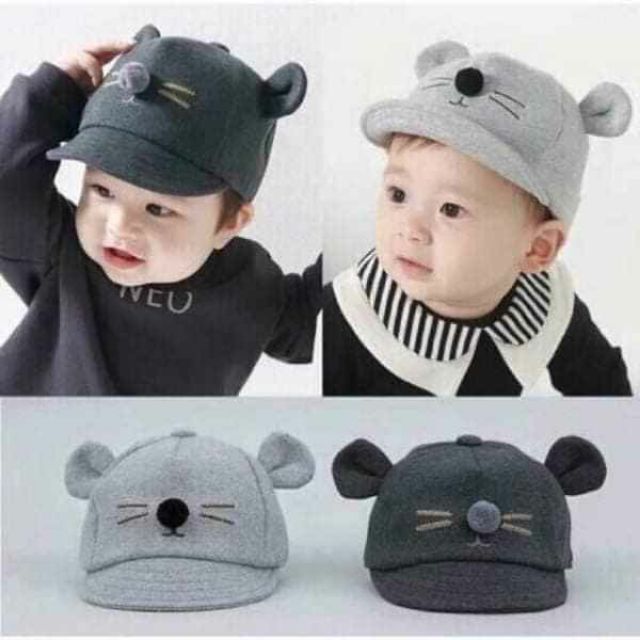 Nón chuột nhí bé 6 tháng-2 tuổi