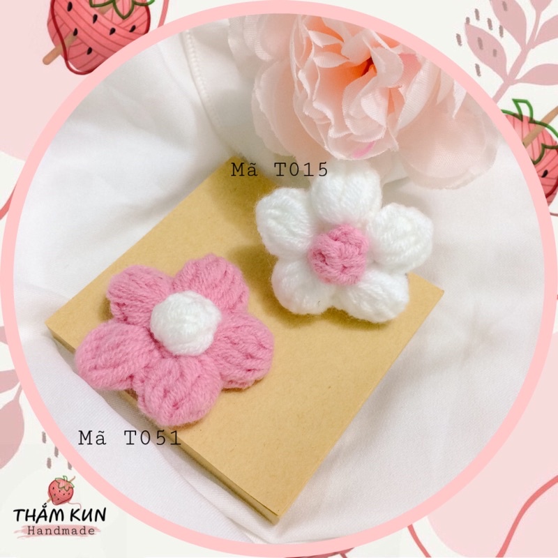 Kẹp tóc bông hoa 🌺 handmade
