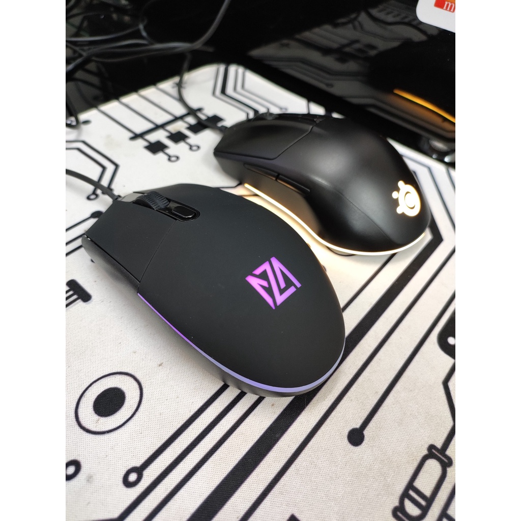 Chuột gaming MZ BWS-01 có dây LED tự đổi màu