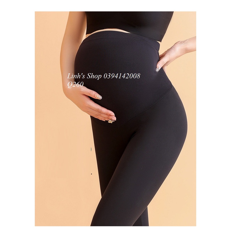 Quần Legging Bầu YoGa Tập Gym Thoải Mai Q260