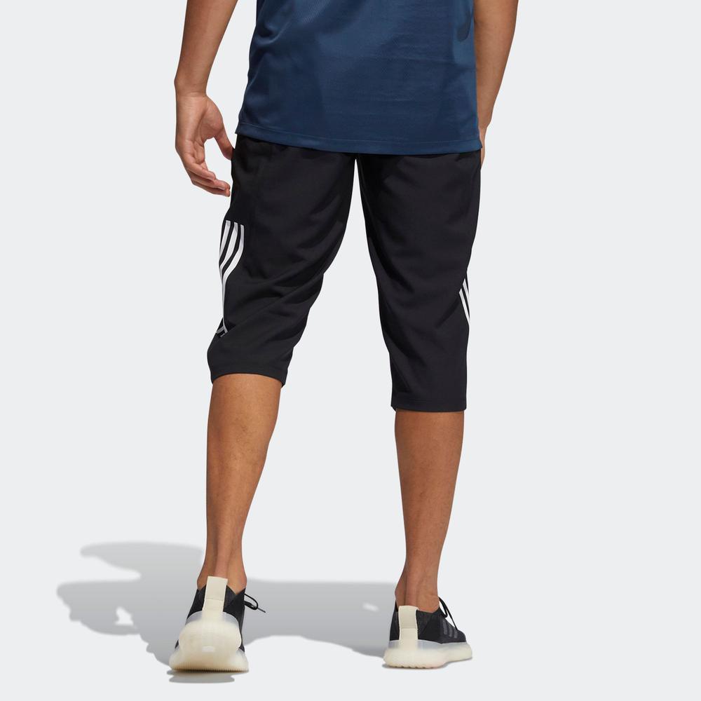 Quần adidas TRAINING Nam Quần lửng 3 Sọc AEROREADY Primeblue Màu đen GM0329