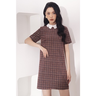 De leah - đầm suông pha cổ - thời trang thiết kế