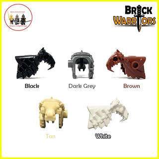 Brickwarriors phụ kiện lego áo giáp xương thú cổ đại Sabertooth Armor