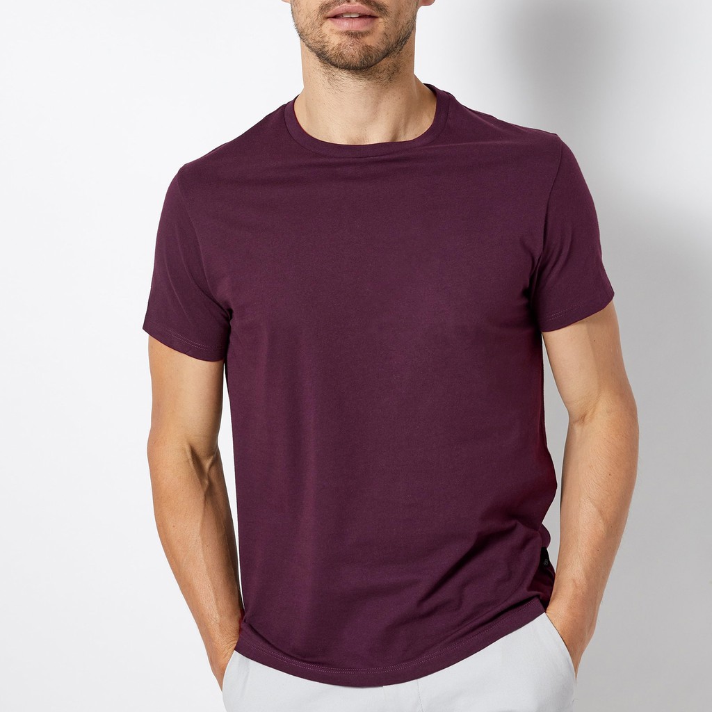 Áo thun nam phông trơn Casual 1st cổ tròn tay ngắn cộc, 100% cotton thoáng mát, thích hợp đi làm, đi chơi, du lịch | BigBuy360 - bigbuy360.vn