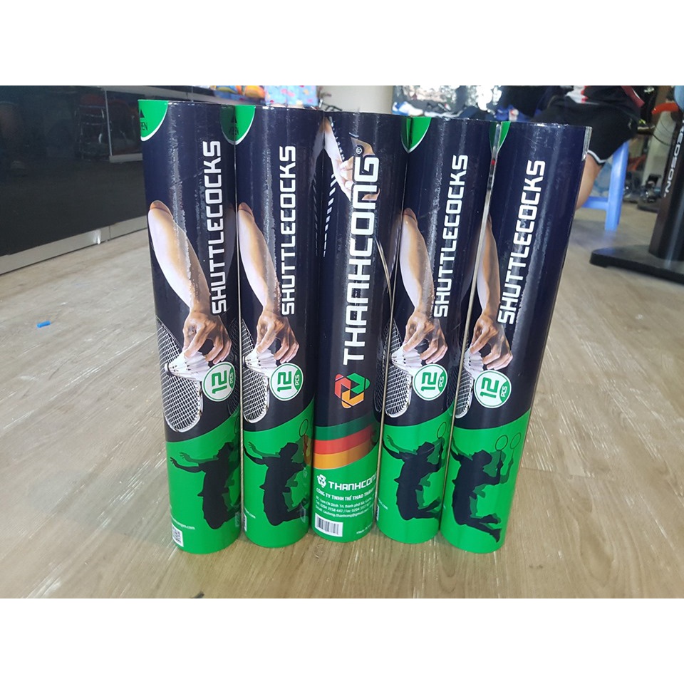 Hộp Cầu Lông Thành Công 77 Xanh/đen  – Chơi Trong Nhà