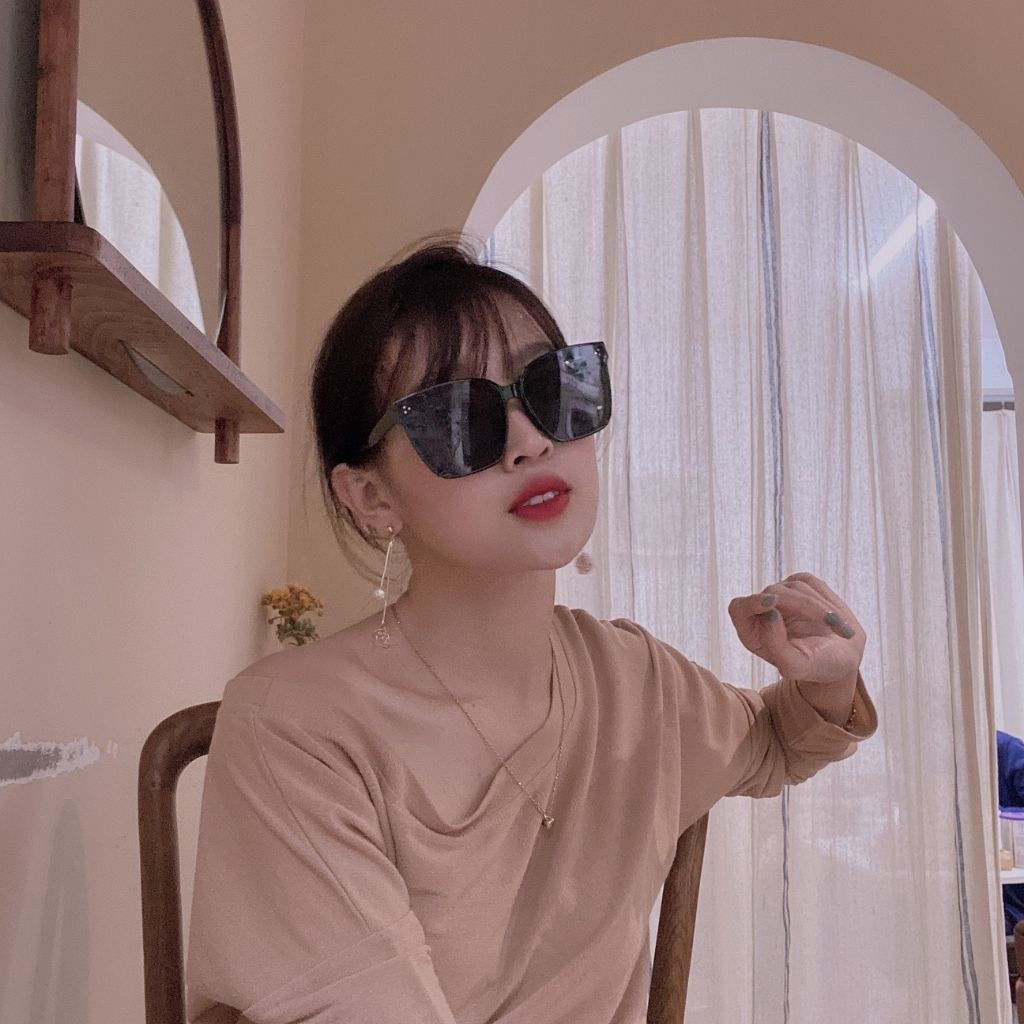 Kính mát mắt vuông bản to chống tia UV, Kính râm mát nữ thời trang cá tính 3 màu lựa chọn 231 | BigBuy360 - bigbuy360.vn