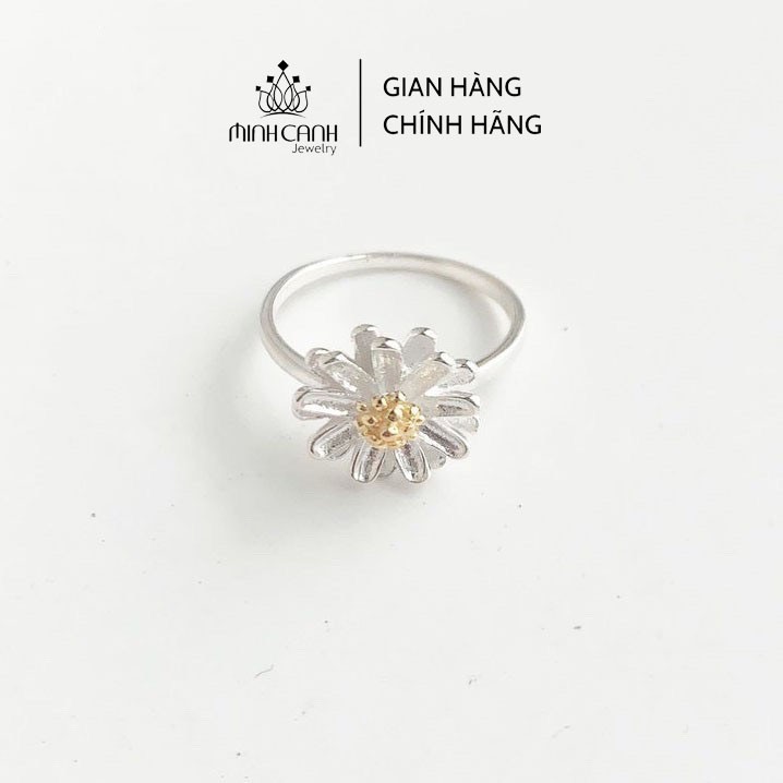 Nhẫn Bạc Nữ Minh Canh Jewelry - Hoa Cúc Họa Mi