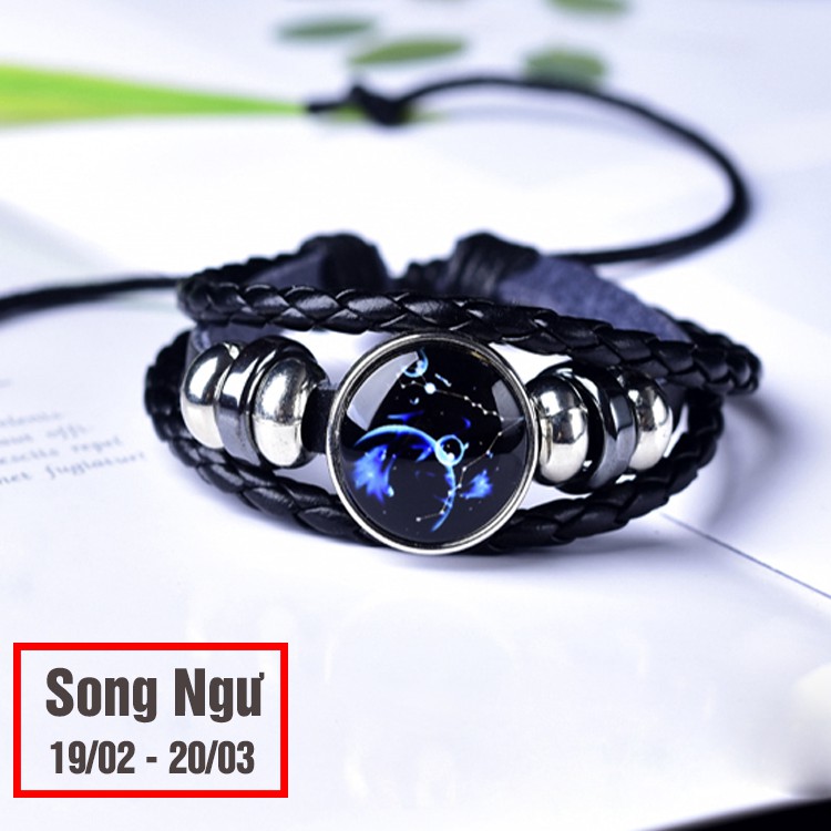 Combo vòng/ lắc tay Nam Nữ cung hoàng đạo 12 chòm sao