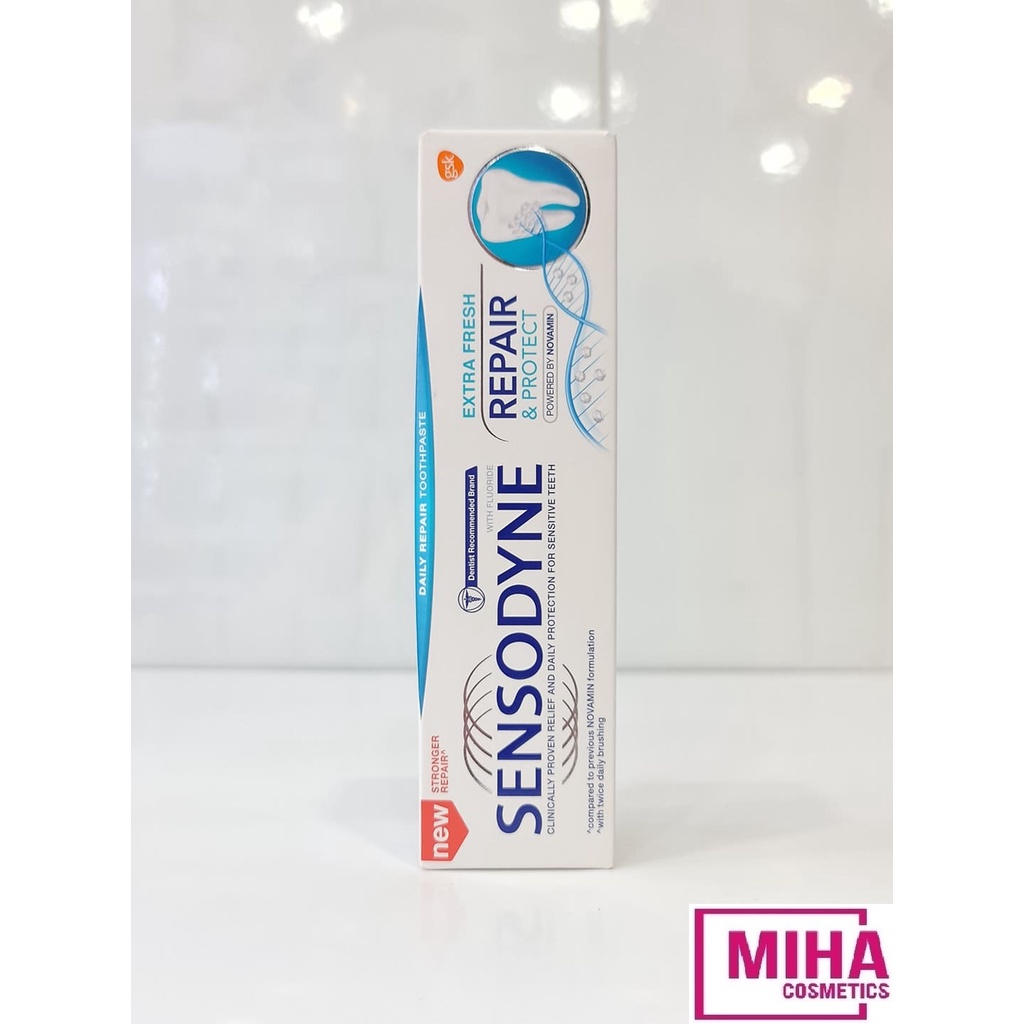 Kem Đánh Răng Sensodyne Phục Hồi Và Bảo Vệ Răng Ê Buốt Repair &amp; Protect Extra Fresh 100g