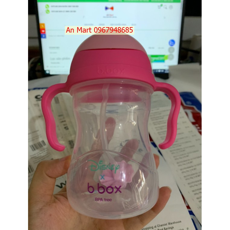 Bình tập uống nước B BOX SIPPY CUP 240ml Nhập Khẩu Úc dành cho bé Chất Liệu An Toàn