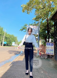 Quần MS12 DẠNG DÀI - ảnh chụp thật- đai cao