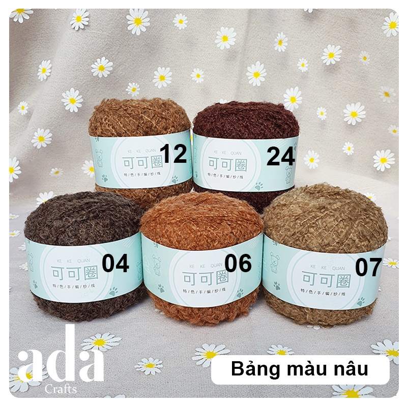 Len Xuxia Bông Xù Làm Tóc Búp Bê - ada.crafts