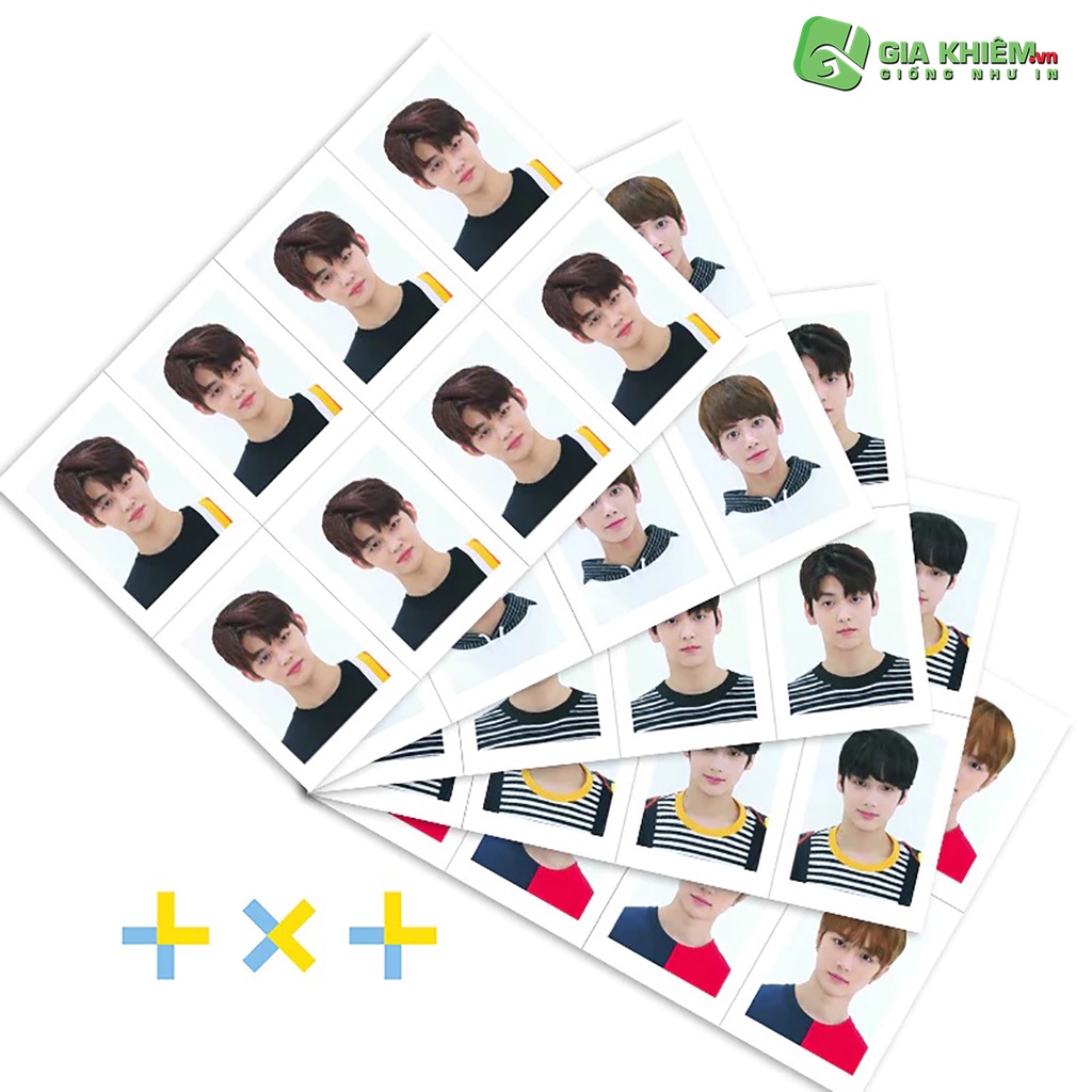 In Photo ID in ảnh thẻ không phai không nhòe màu size 3x4cm theo yêu cầu