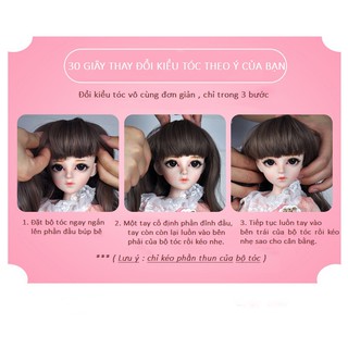 Tóc Giả Dành Cho Búp Bê BJD